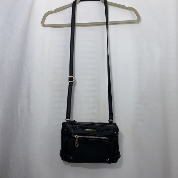 Rampage Small Black/Gold Crossbody Bag - Picture 3 of 9
